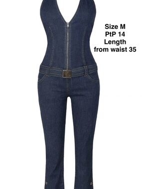 🔥JLO Stretch Denim Jumpsuit
Y2K Era Size Medium EXCELLENT
CONDITION